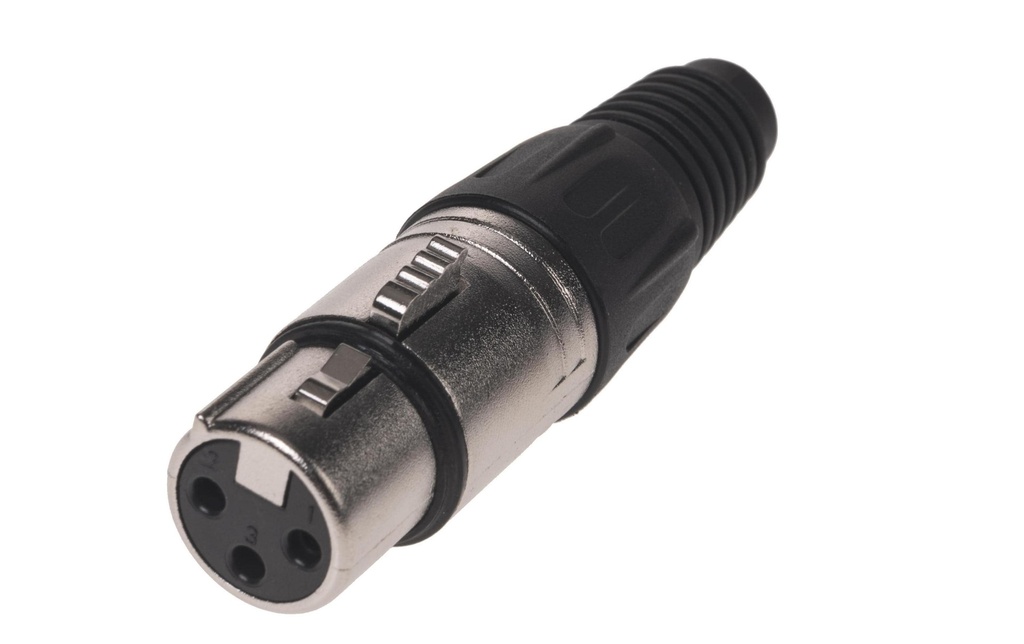 Bemero Connecteur BC1001NI-F Connecteur XLRf femelle 3 broches Nickel
