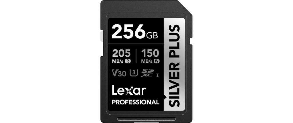 Lexar Carte SDXC Professional Silver Plus 256 GB