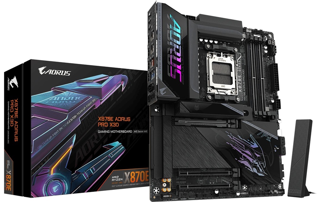Gigabyte Carte mère X870E AORUS PRO X3D