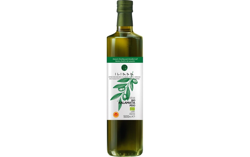 Iliada Huile d’olive Extra Vergine Bio Kalamata PDO 500 ml
