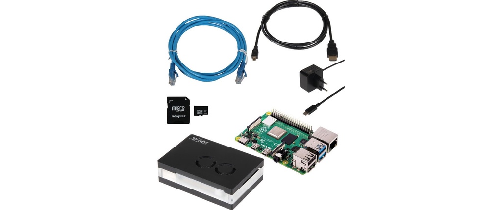 Raspberry Pi Kits de démarrage Raspberry Pi 4 Model B 4 GO