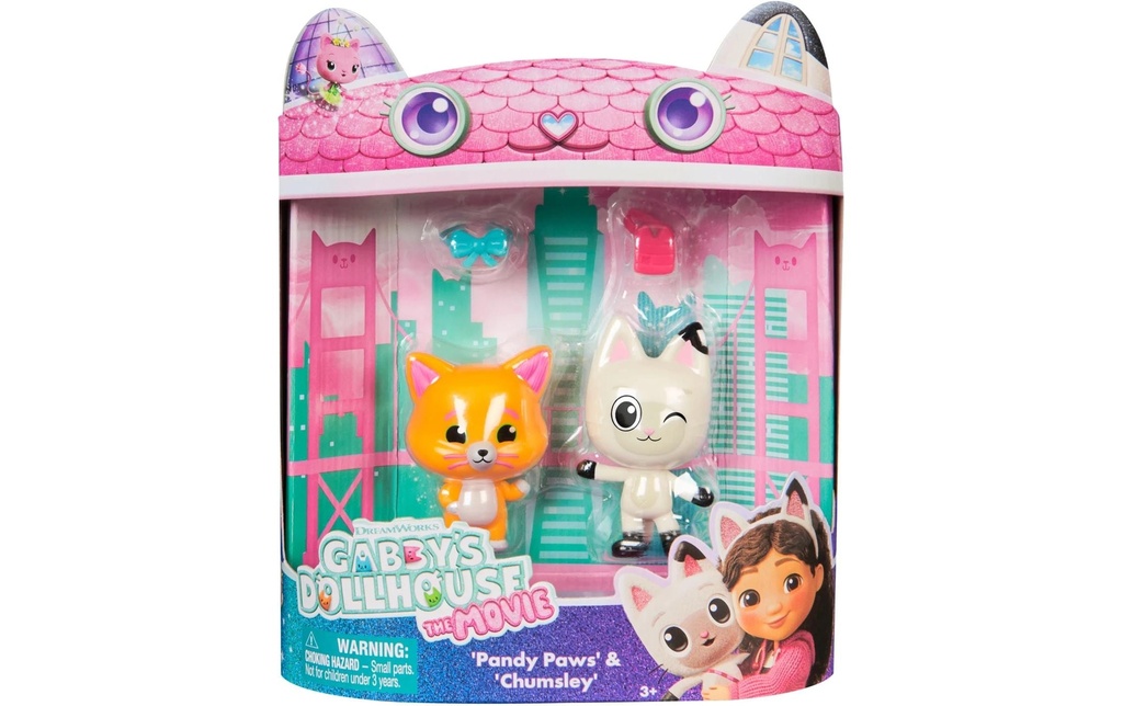 Spinmaster Gabby's Dollhouse The Movie Pandy Paws et Chumsley