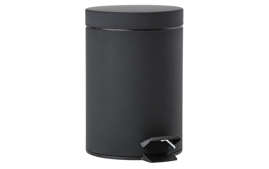 Zone Denmark Poubelle à pédale Solo 3 l, Noir