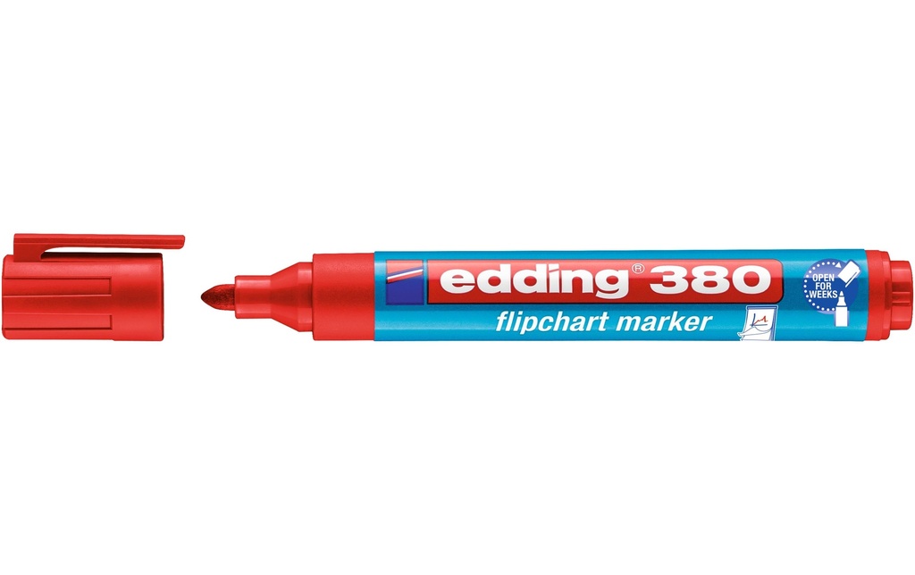 EDDING Marqueur Flipchart 380 rouge