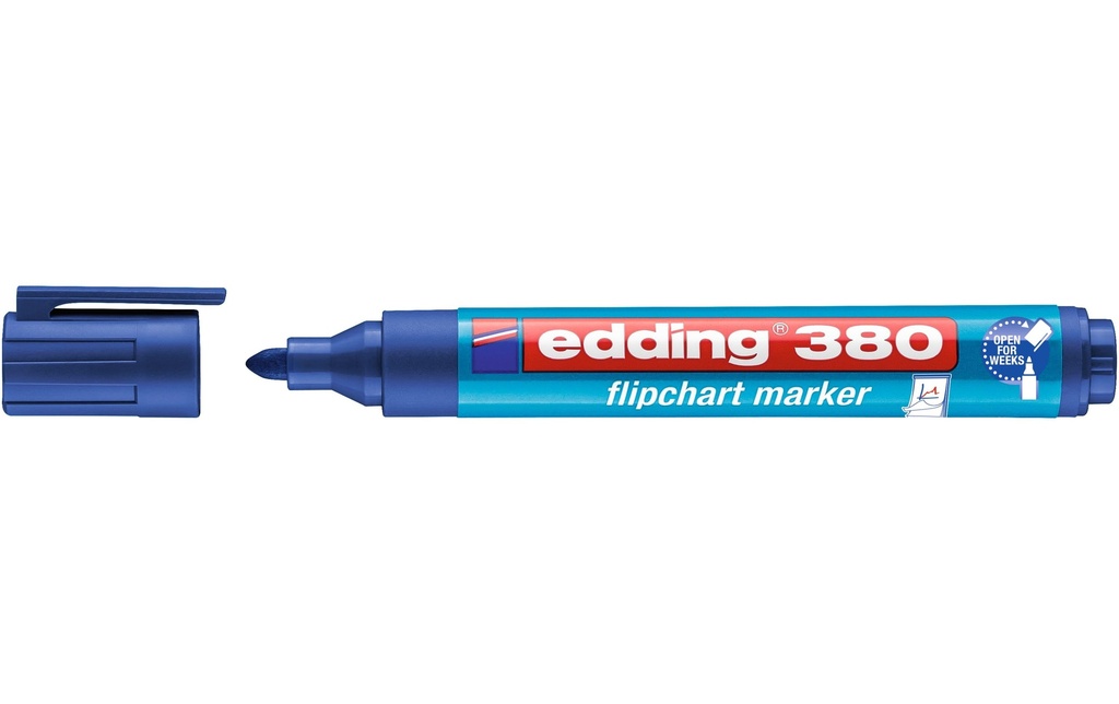 EDDING Marqueur Flipchart 380 bleu