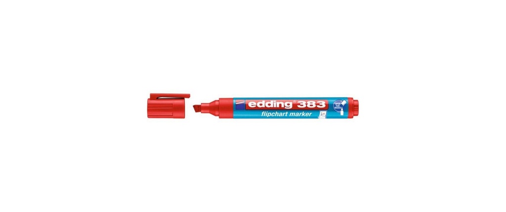 EDDING Marqueur Flipchart 383 rouge
