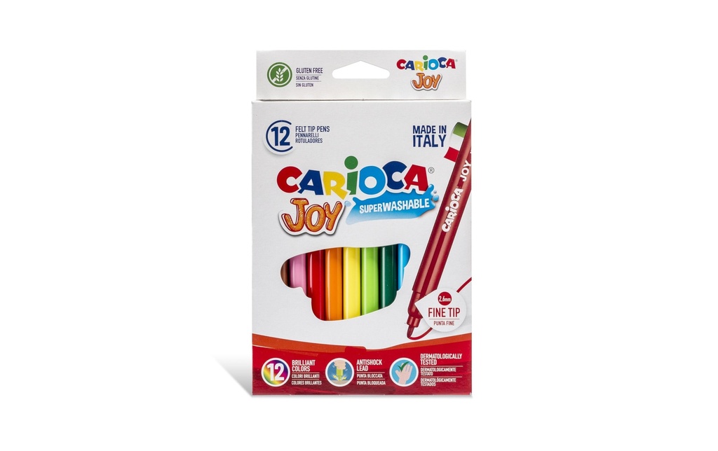 CARIOCA Feutre Joy étui à 12 (12 pces)