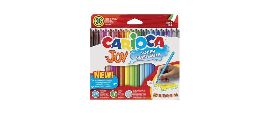 CARIOCA Feutre Joy étui à 36 (36 pces)