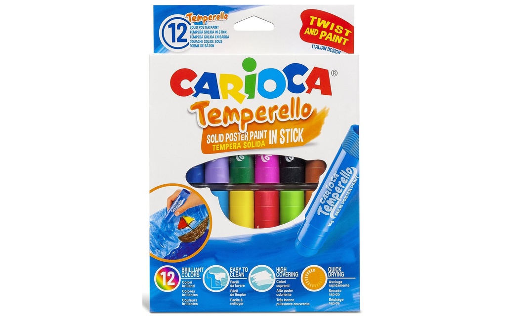CARIOCA Craie huile poster Temp. ét.12 (12 pces)