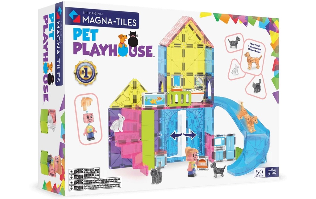 Magna-Tiles Pet Playhouse 50 pièces