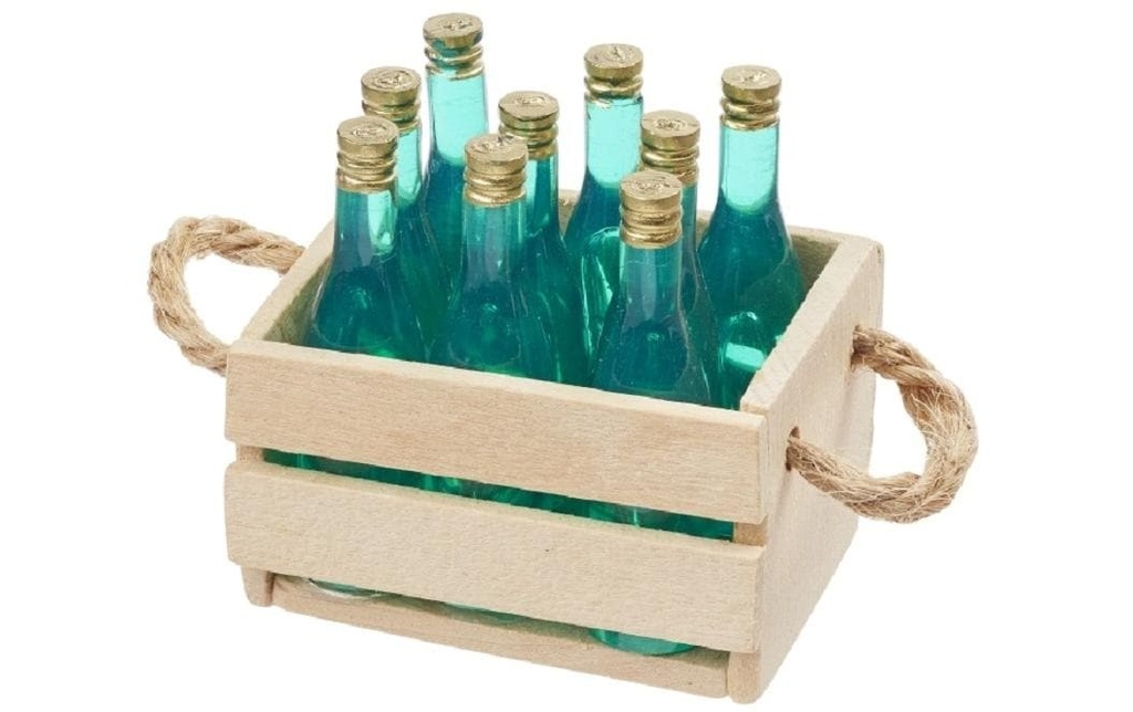 HobbyFun Mini ustensiles Caisse de vin 4 cm