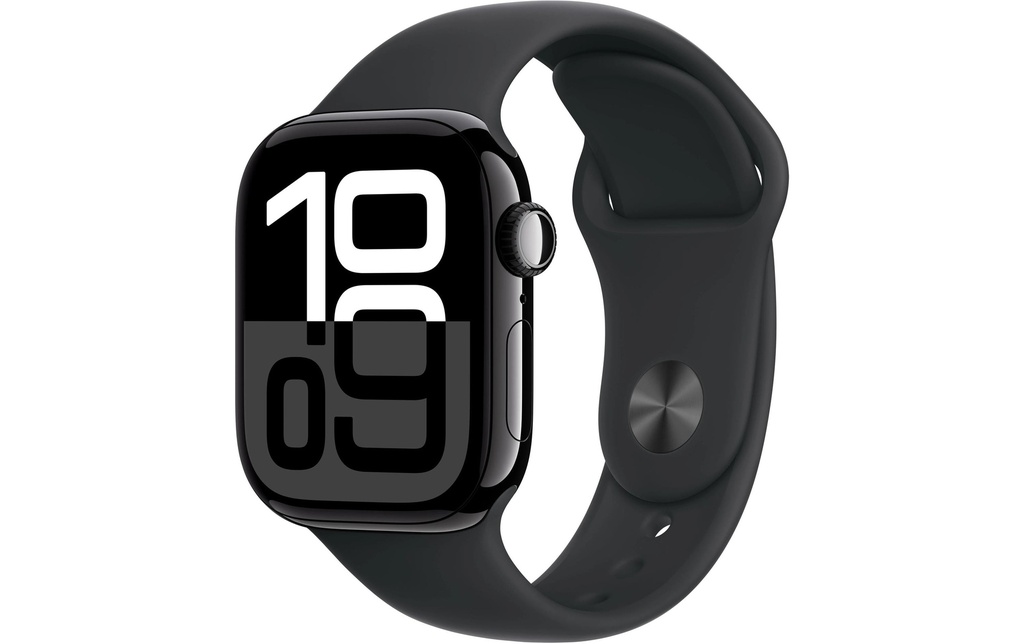 Apple Watch Series 10 42 mm Alu Jet Black Sport S/M