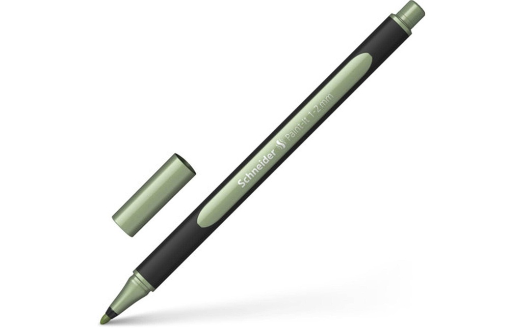 SCHNEIDER Feutre vintage green meta.