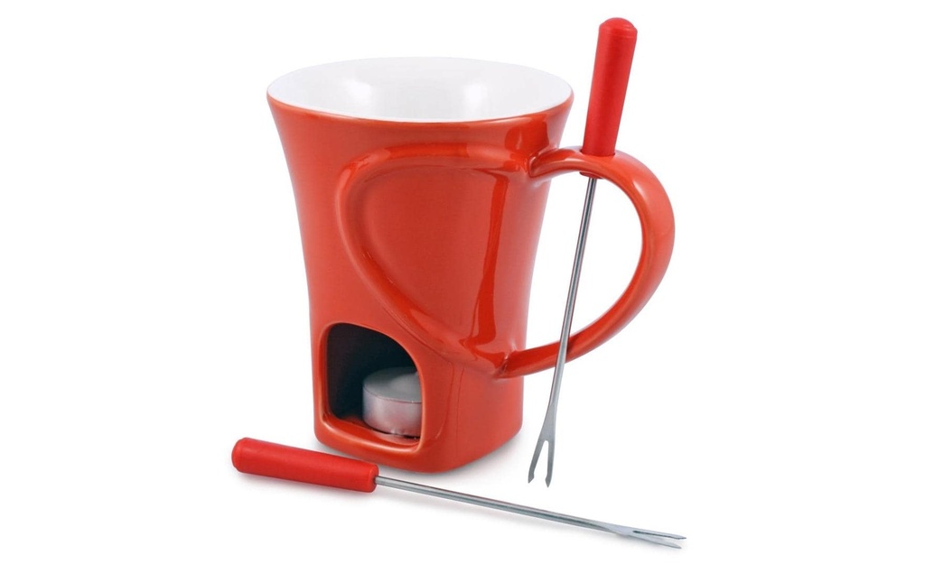 Swissmar Service à fondue au chocolat 4 Pièce/s, Rouge