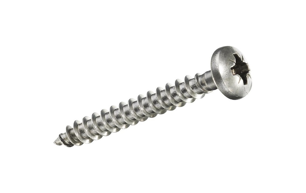 FTM Vis pour contreplaqué Pan Head 3.5 x 20 mm Acier inoxydable, 12 pièces