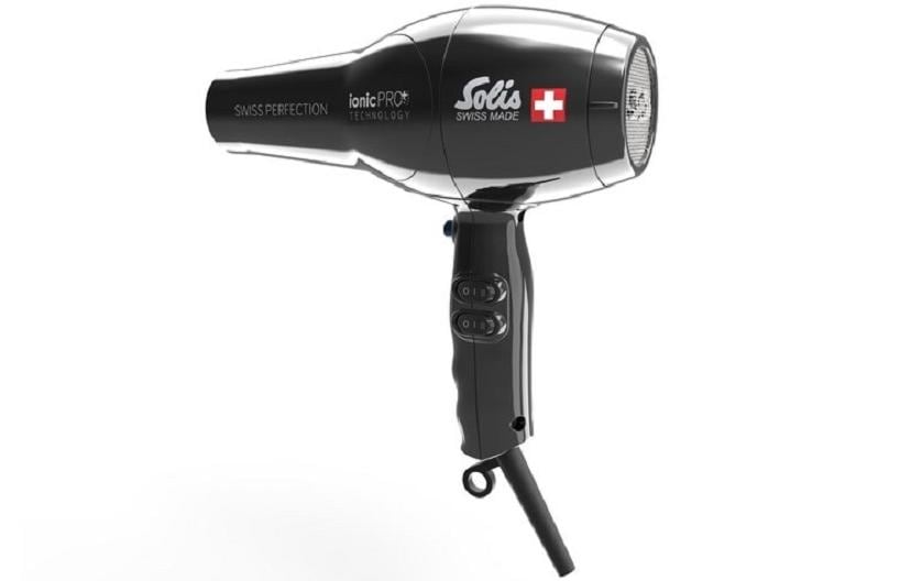 Solis Sèche-cheveux professionnel Swiss Perfection 360° ionicPRO Noir