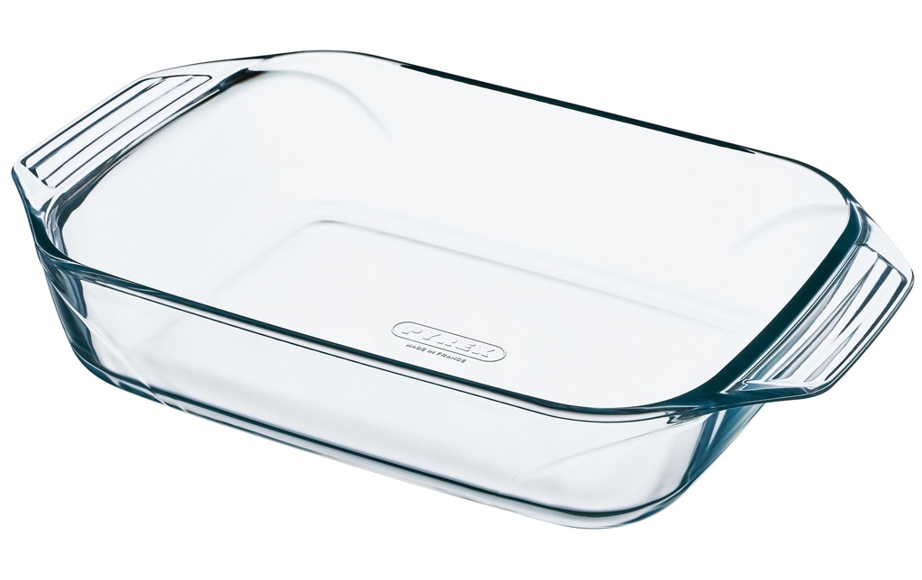 Pyrex Plat à gratin 27 x 17 cm Angulaire, Transparent