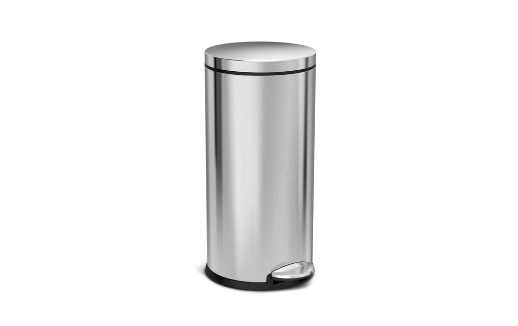 Simplehuman Poubelle à pédale CW1810 30 litres, argent