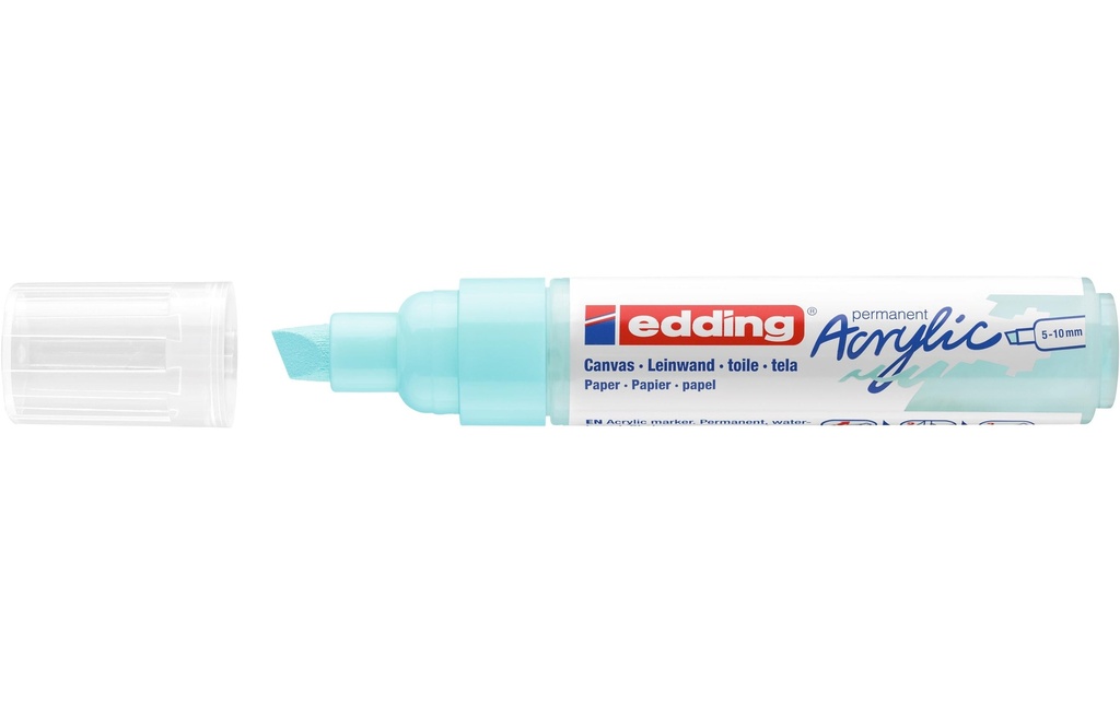 EDDING Marq. acryl. 5000 l. bleu past