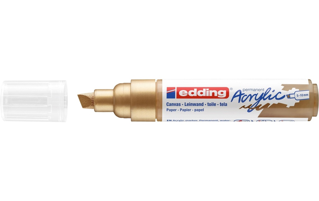 EDDING Marq. acryl. 5000 l. or préc