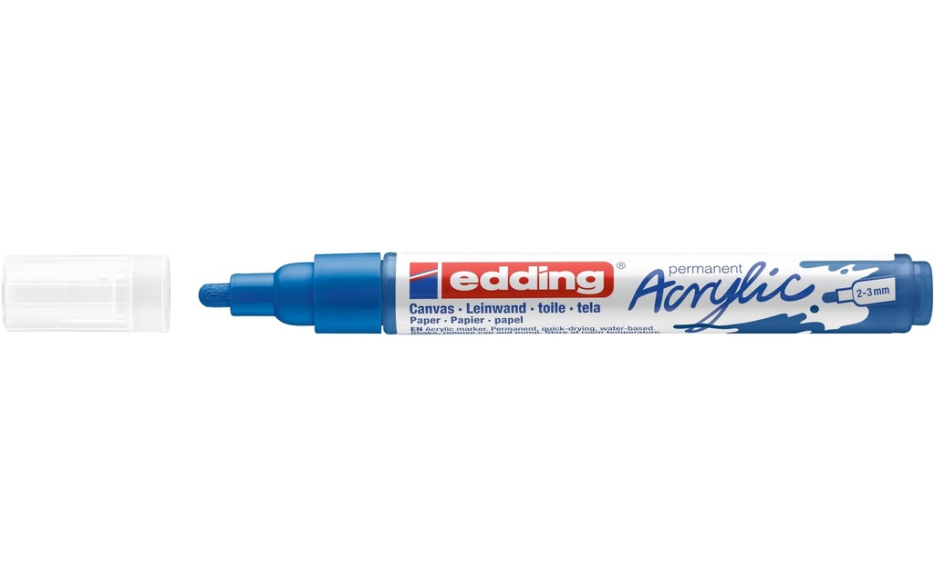 EDDING Marq. acryl. 5100 m. bleu gent