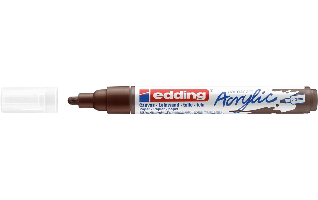 EDDING Marq. acryl. 5100 m. brun