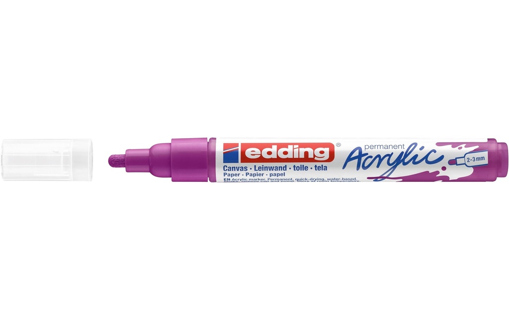 EDDING Marq. acryl. 5100 m. baies