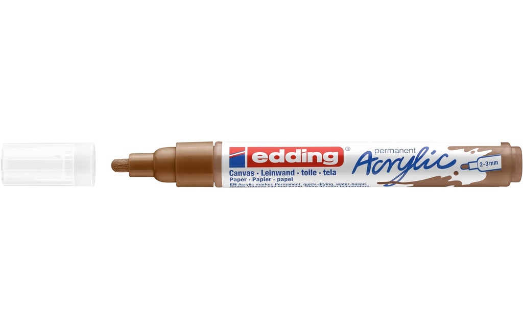 EDDING Marq. acryl. 5100 m. noisett