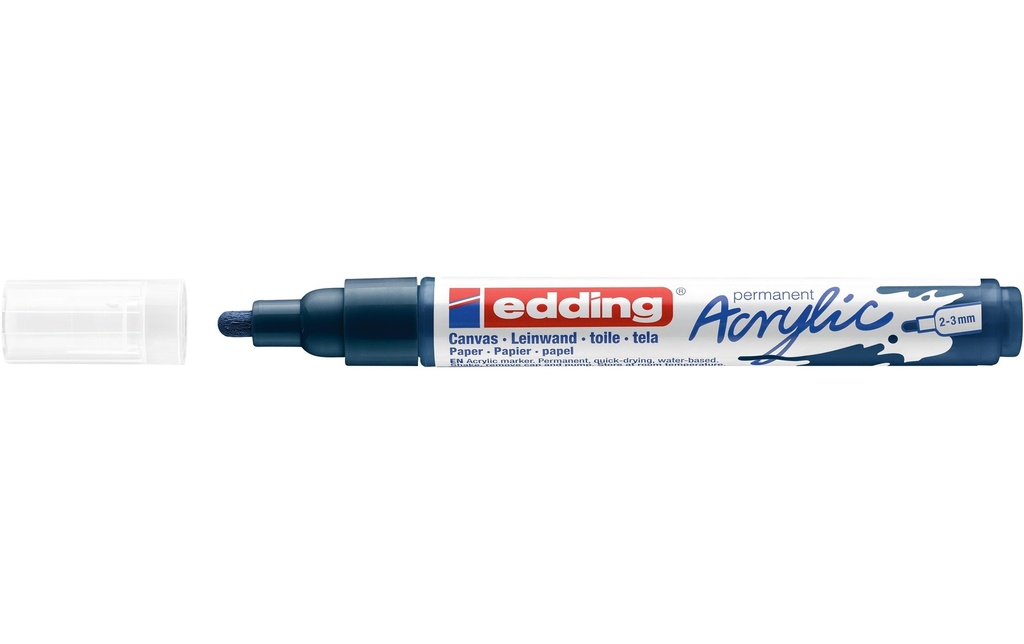 EDDING Marq. acryl. 5100 m. bleu nuit