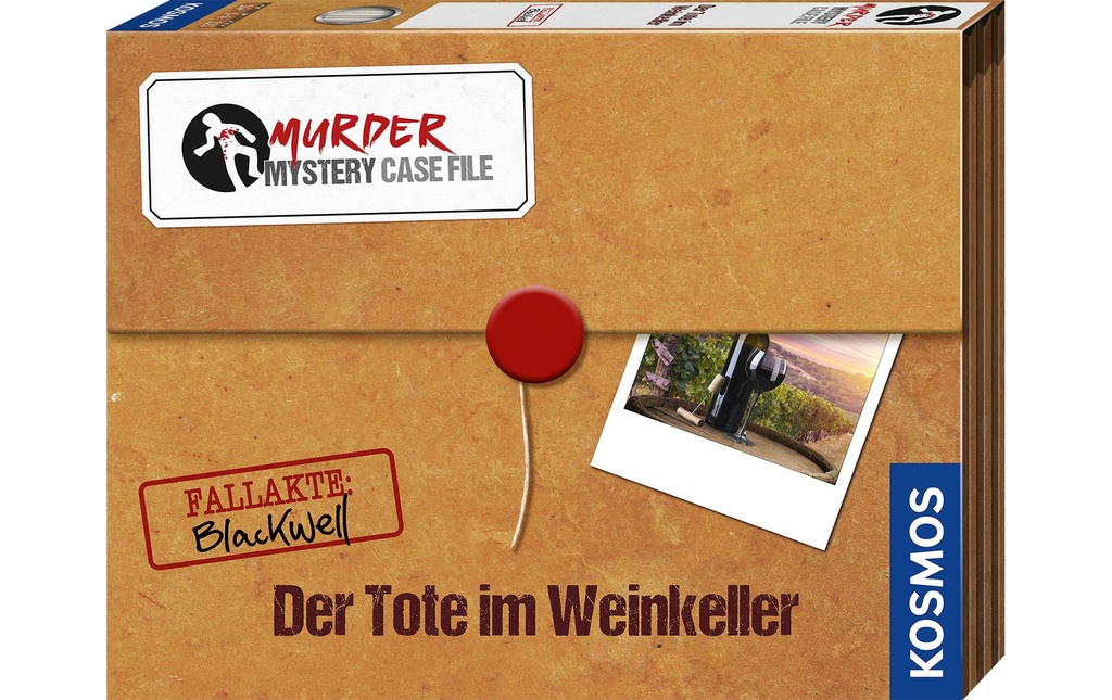 Kosmos Party game Murder Mystery Case File: Der Tote im Weinkeller