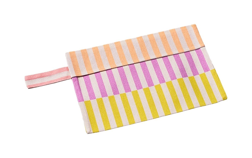 Chic Mic Trousse de toilette beach stripes 25 x 18 cm, multicolore