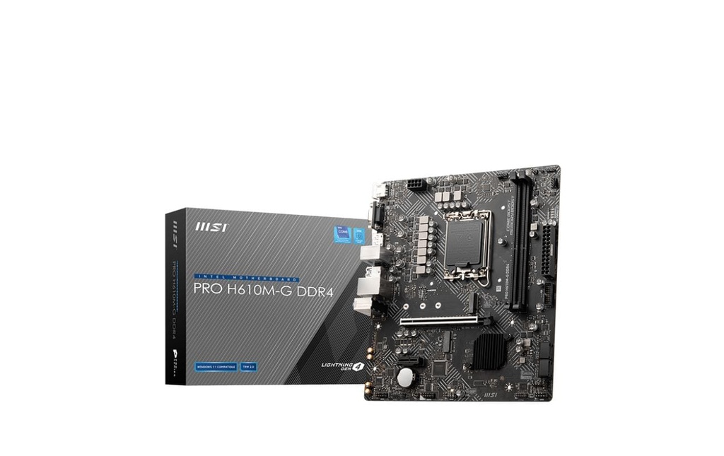 MSI Carte mère PRO H610M-G DDR4