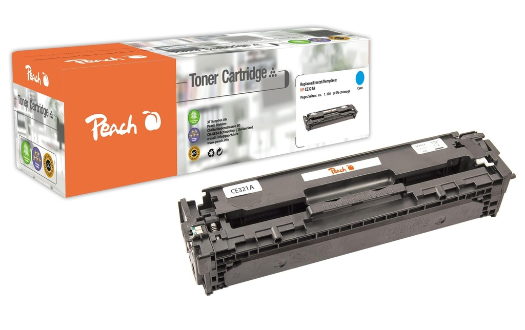 Peach Toner HP Nr. 128A (CM1415) Cyan