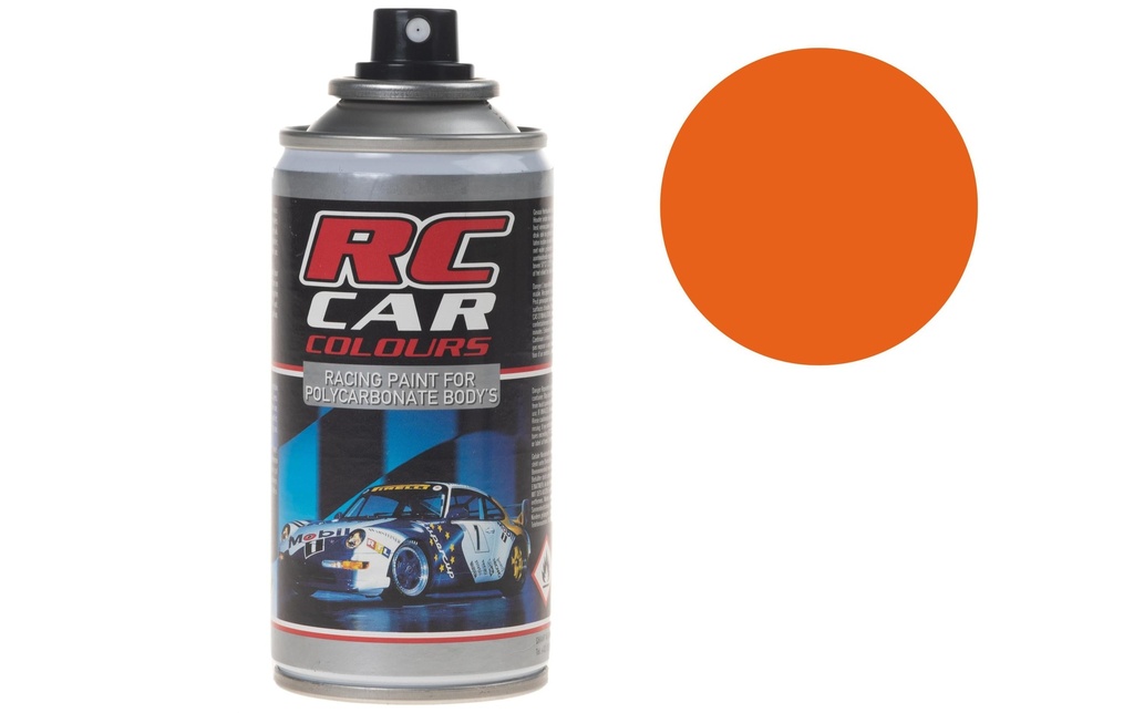 Ghiant Aérosol pour Lexan RC CAR Néon orange foncé 1011 150 ml
