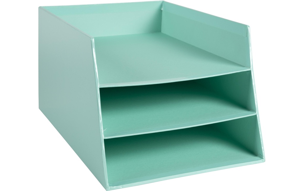 Exacompta Panier Aquarel avec 3 niveaux Vert clair