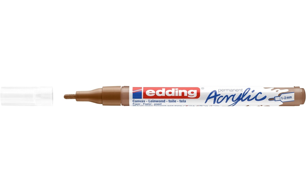 EDDING Marq. acryl. 5300 f. noisett