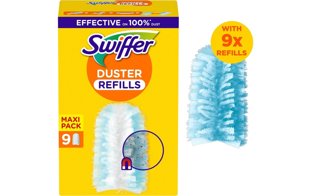 SWIFFER Rech.pr.aimant à poussière (9 pces)