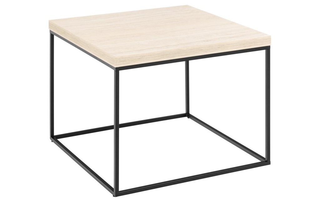 AC Design Table basse Barossa 60 x 60 x 45 cm, beige