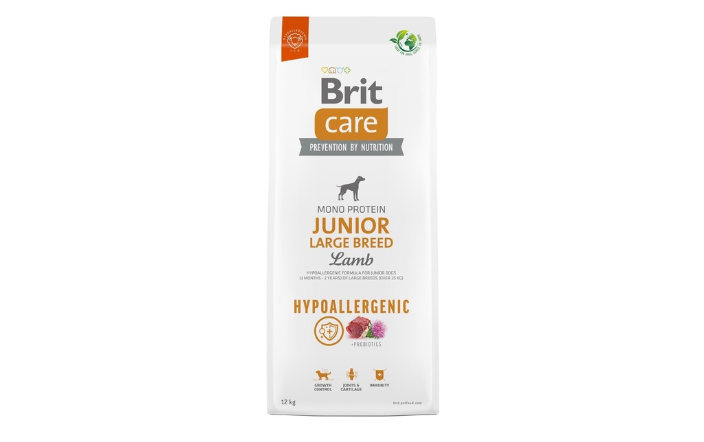 Brit Alimentation sèche Care Junior Large agneau hypoallergénique, 12 kg