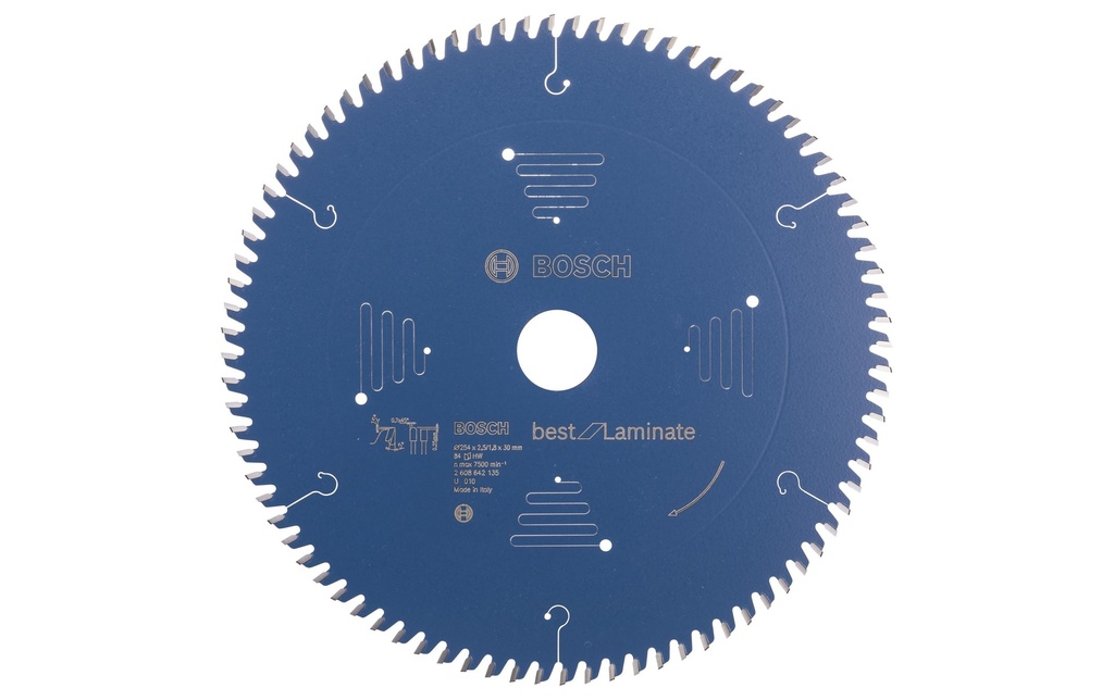 Bosch Professional Lame de scie circulaire Best Laminate, 254 x 30 x 2.5 mm, Z 84