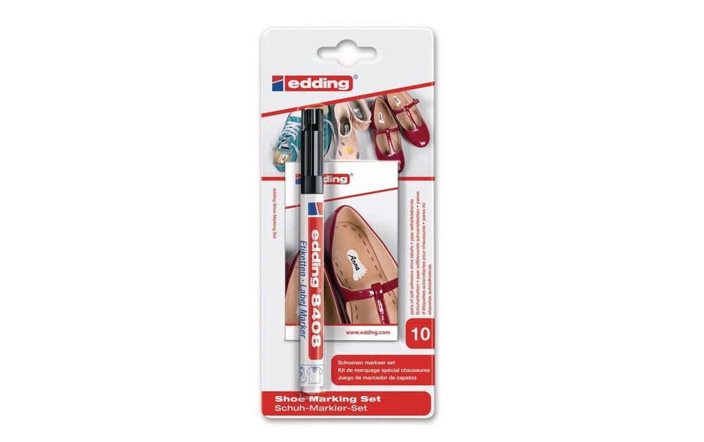 EDDING Marqueurs souliers set 8408