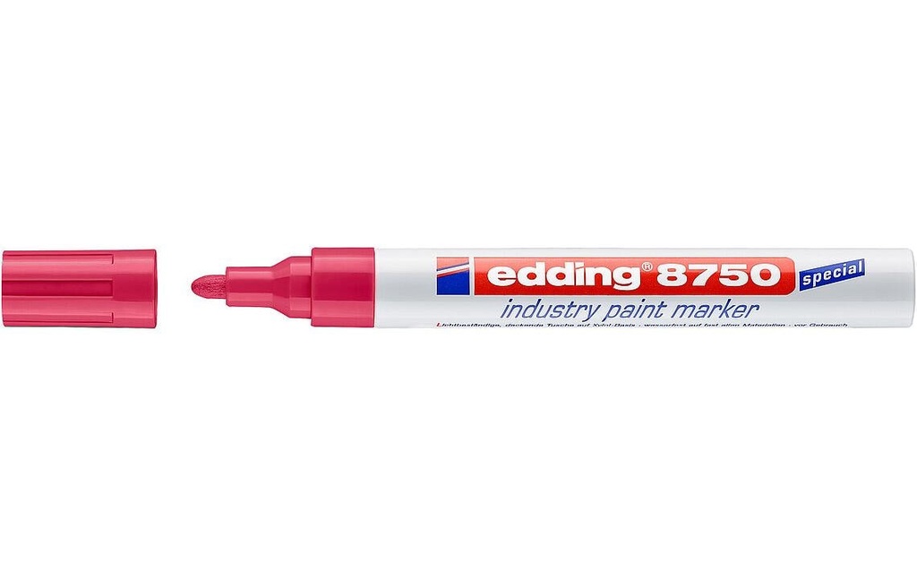 EDDING Marqueur peinture ind.8750 rou
