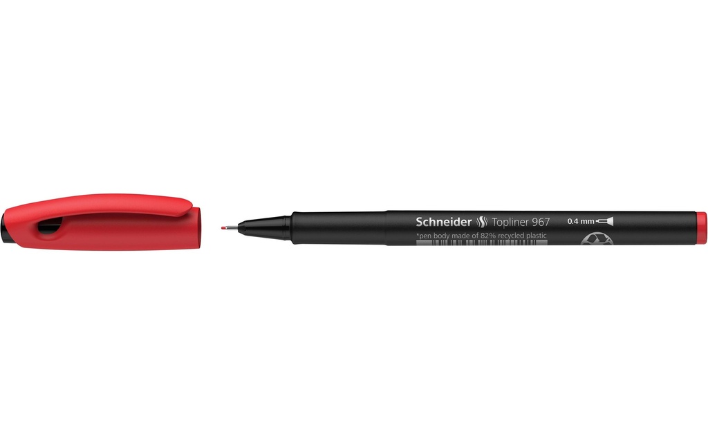 SCHNEIDER Fineliner Topliner 967 rouge