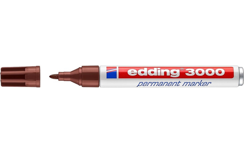 EDDING Marqueur permanent 3000 brun