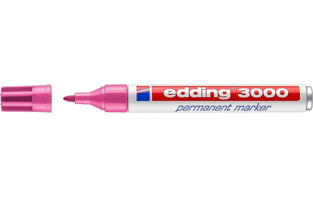EDDING Marqueur permanent 3000 rose