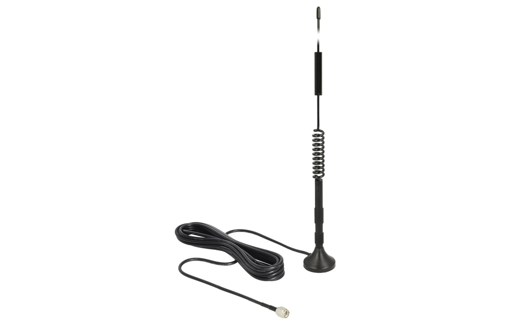 Delock Antenne LTE/LoRA SMA 0.8-2.1GHz 32 cm SMA 5 dBi Rayonnement omni directionnel