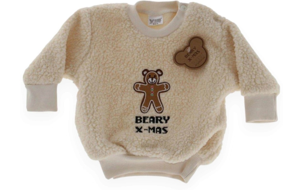 Very Important Baby Pull Teddy BEARY X-MAS Beige