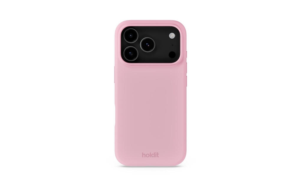Holdit Coque arrière Silicone iPhone 17 Pro Rose