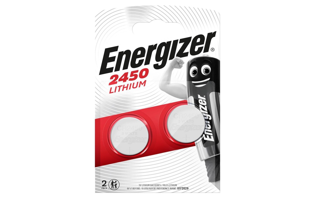 Energizer Pile bouton Lithium CR-2450 , 2 Pièce/s