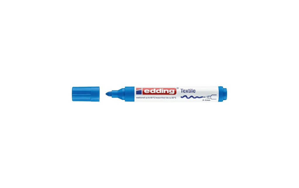 EDDING Marqueur textiles 4500 bleu cl